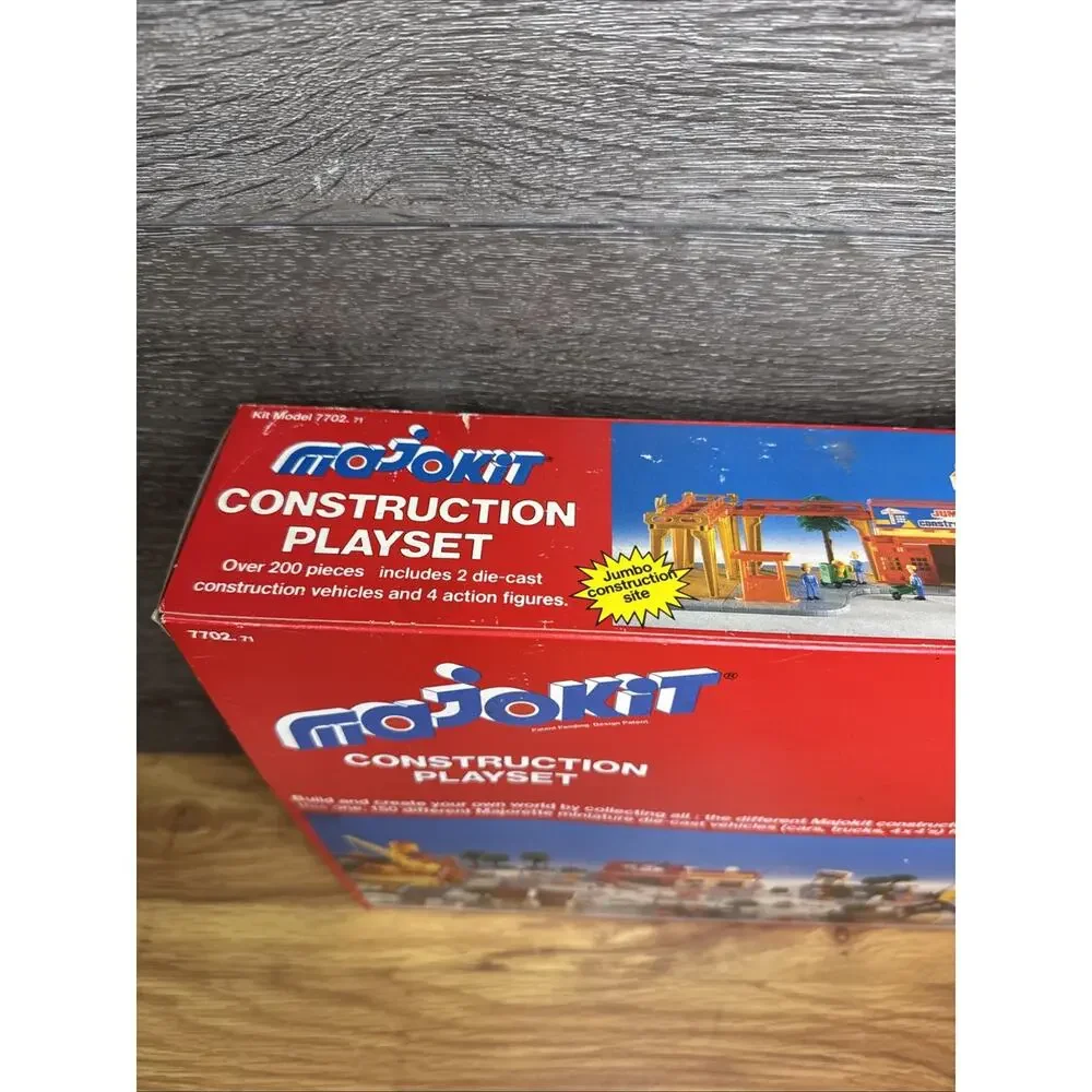 Majorette Majokit France Construction Playset Construction Site – 200 Pieces New